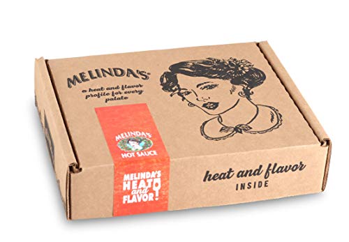 Image of Melinda's Original Habanero XXXtra Hot Sauce - Gourmet Spicy Habanero Hot Sauce - Made with Fresh Peppers, Carrots, Onion, Vinegar & Garlic - Keto, Vegan, Gluten Free - 5oz, 4 Pack