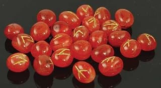 1 X Carnelian Rune set