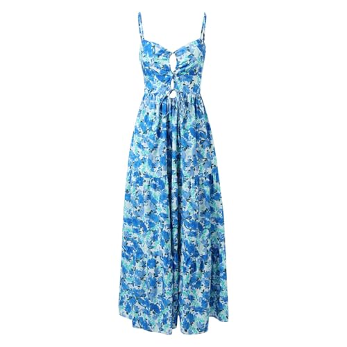 Robe longue florale pour femme idéale pour vos journées plage et été