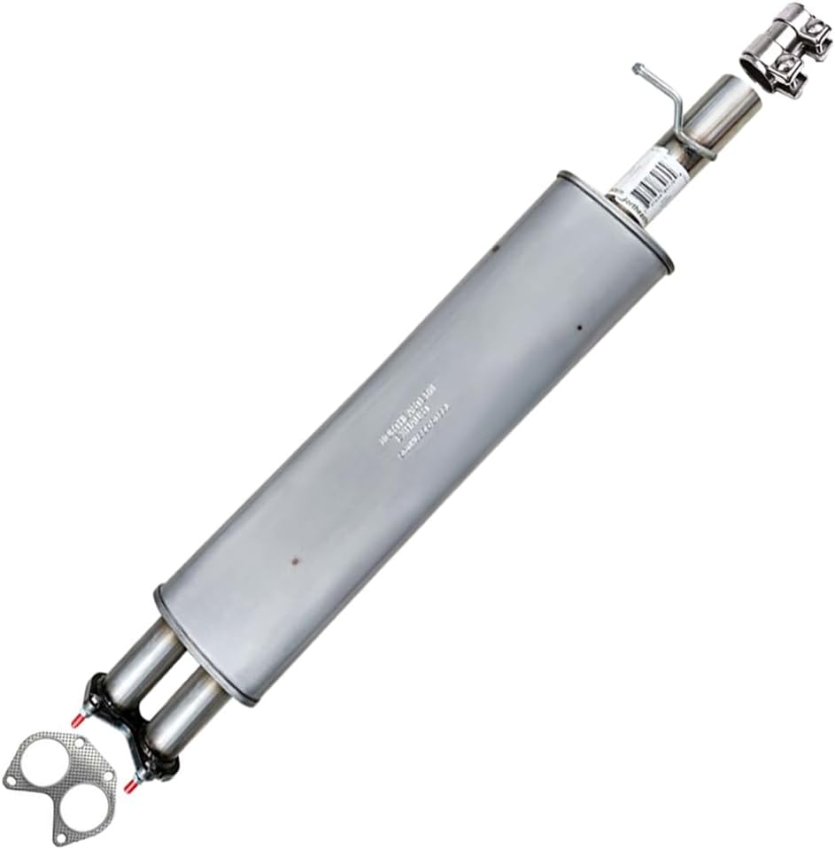 Northeastern Exhaust | Stainless Steel Direct Fit Resonator Exhaust Pipe Compatible with Volvo XC90 2007-2014 3.2L | Includes Gasket and Sleeve | Automotive Replacement Part