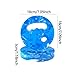 kowaku Water Exercise Discs Pool Resistance Easy to Hold Buoyancy Handheld Swimming Board EVA Foam for Pool Beginners Water Workouts, Blue White