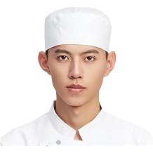 Hyzrz Unisex Chef Hats Adjustable Kitchen Cooking Caps with Breathable Mesh Top