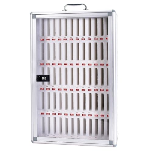 Caja para guardar móviles con llave de combinación que evita distracciones en el aula 2