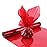 Morepack Red Cellophane Wrap Roll, 16 Inch x 100 Ft Translucent Colored Cellophane Wrapping Paper for Gift Baskets, DIY Arts Crafts Decoration and More