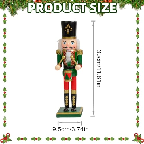 Figurines Casse-Noisettes en bois pour décoration de table de fête de Noël - 6