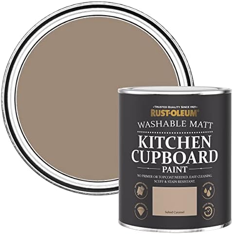 Rust-Oleum Off White Kitchen Cupboard Watercolour Paint in Matt Finish - Antique White 750ml