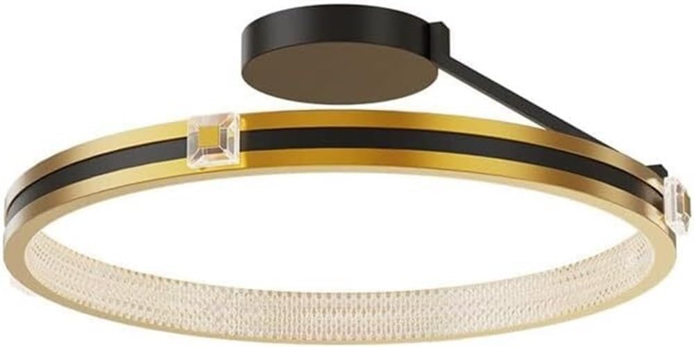 Plafonnier encastré LED de style moderne et luminaires salon 50cm