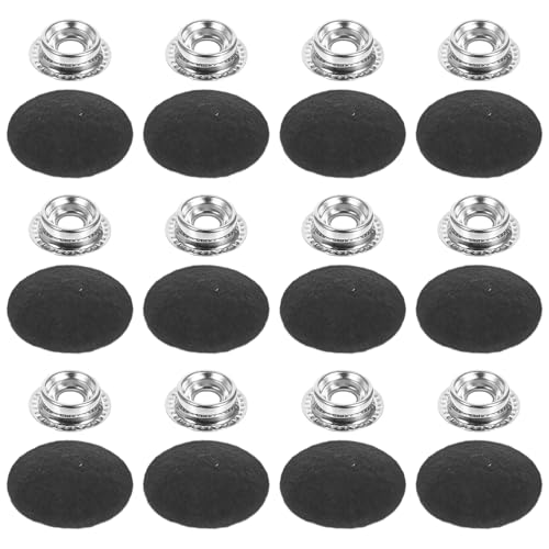 HYTROVE 12 Piezas de Chinchetas y Remaches para Reparación de Techo de Automóvil Herramienta de Instalación Color Negro para Fijación de Tapicería Interior y Renovación
