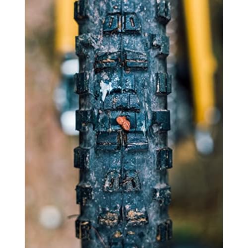 Peaty's Kit Profesional de Reparación de Pinchazos para Bicicletas - Horquilla única de un Solo Lado con Tapones de 1,5mm y 3mm, Sistema RáPido sin Aguja para Neumáticos sin CáMara - Negro - imagen 6