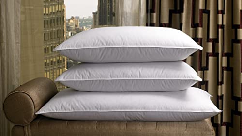 Image of Pillow Polyester Fibre Solid Sleeping Pillow Pack of 3(White) 50x63