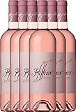 Pfefferer Pink von Kellerei Schreckbichl - Roséwein 6 x 0,75l VINELLO - 6er - Weinpaket inkl. kostenlosem VINELLO.weinausgießer