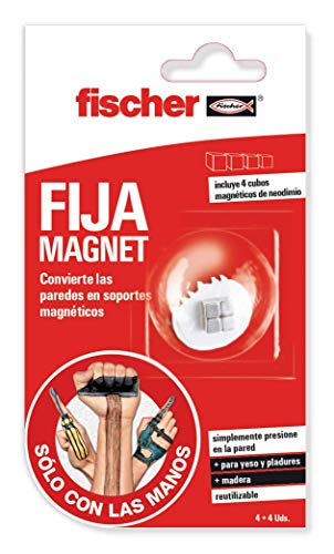 Preisvergleich Produktbild Fischer 548833 Magnethalterung, Weiß