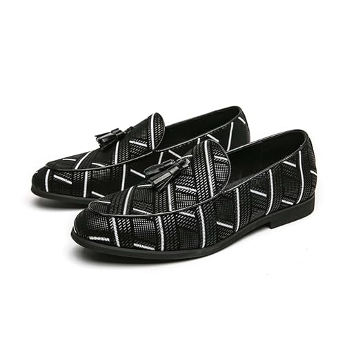 Men's retro casual leather shoes classic lightweight comfortable driving cycling shoes men business dress shoes square toe party dance shoes