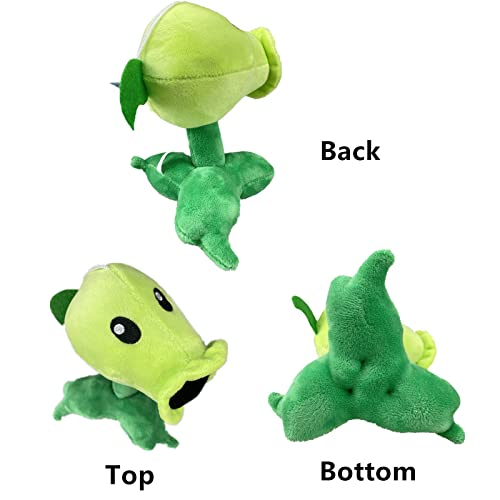 Jhesao 7" Pvz Plush Peashooter Toys Pvz 1 2 Stuffed Soft Zombies Doll Green Pea Shooter Plush Toy New #TOP3