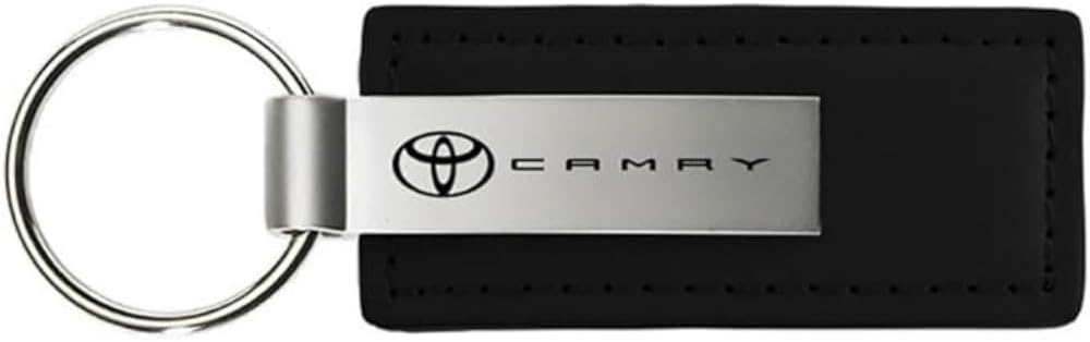 Toyota Camry Black Leather Key Chain