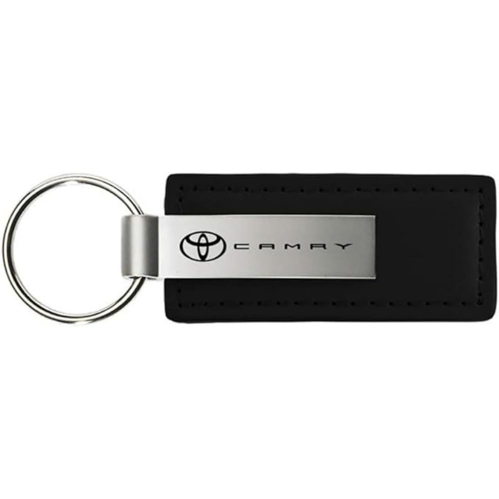 Toyota Camry Black Leather Key Chain