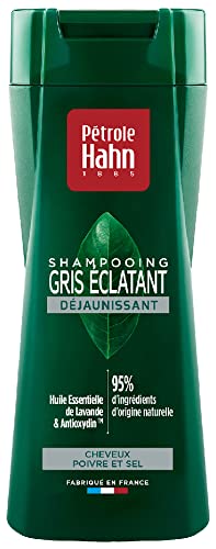 Pétrole Hahn Shampoing Gris Éclatant Déjaunissant 250 ml pour raviver l'éclat des cheveux
