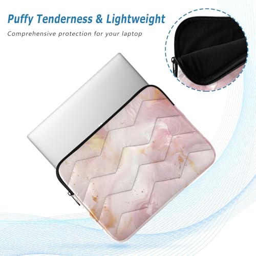 Funda para portátil 13-14 pulg rosa impermeable y resistente miniatura 5