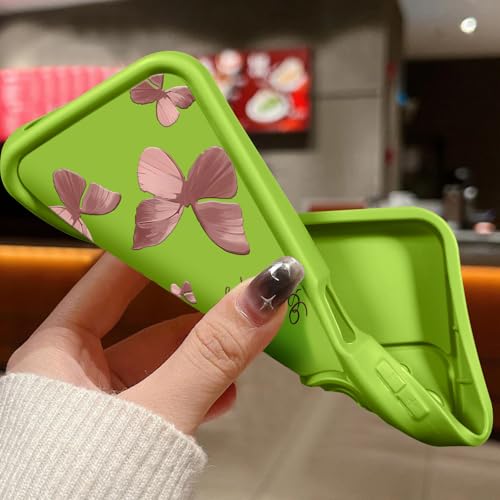 Coque fleurie iPhone XR silicone vert idéale pour le quotidien - 3