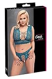 90% Polyamid, 10% Elasthan BAWERO Dessouset Bralette Plus String aus feiner weicher Spitze XL Cottelli Curves 22141054051 4024144185030 Elastisch für hohen