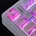 Artisan ESC Keycaps, Cute Cat Keycaps, Shine Through Resin Handmade Mechanical Keyboard DIY Personalized Custom Keycap, Single 1U Replace Key for ESC Key Mechanical Keyboard ﻿
