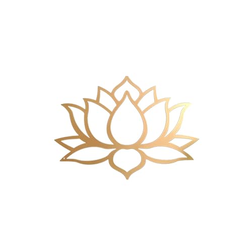 Metal Wall Art Lotus Flower Decor, Large Wall Sculpture for