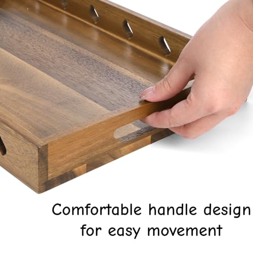 Image of Goaste Wood Bread Cutting Board with Crumb Catcher, 15 Inch Bread Slicer Board with Crumb Holder Tray, Premium Natural Chopping Board for Bagels Sourdough Homemade Loaves, Double as Bread Serving Tray