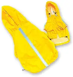 Chalesco Capa de Chuva Elegance para Cães Amarelo