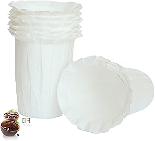 BRBHOM Disposable Filters Paper K Carafe Filter Cups K Carafe Pods Compatible Paper-