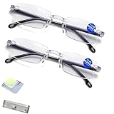 QCWRJP No Blue Vision Glasses, No Blue Vision Glasses as Seen on TV, Blue Light Blocking Computer Glasses, Intelligent Zoom(First Generation,2PCS)