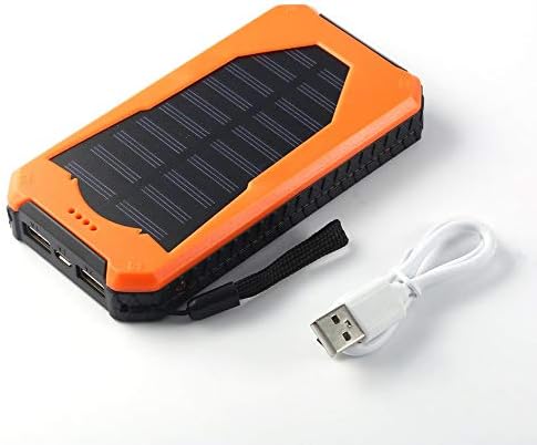 WEIHAN 50000mAh 10 LEDs Dual USB Port Dustproof Shockproof Solar Powered Power Bank Charger for Outdoor Emergency Lighting