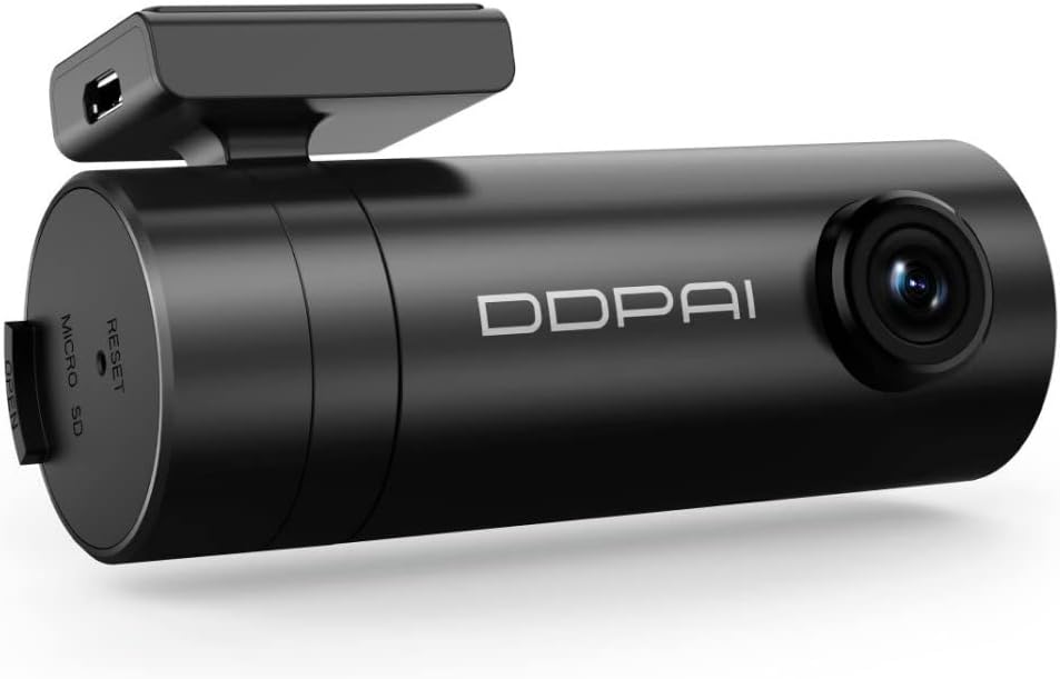 DDPAI Mini Car Dash Camera, Full HD 1080p, 140° Wide Angle, F2.0 Aperture, Super-Capacitor, G-Sensor, WiFi, Parking Mode, Upto 128GB Supported (Designed for Hot Indian Weather)