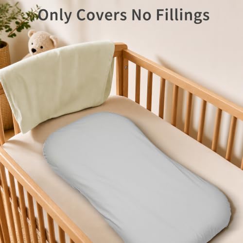 ASCENREST Waterproof Baby Lounger Cover, Fit Up to 33x22'', 1 Pack Gray — view 5