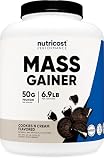 Nutricost Mass Gainer Powder (Cookies N Cream) 6.9 LBS, GMO-Free