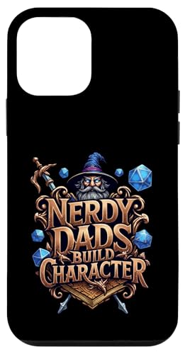 Nerdy Dads Build Character Funny RPG Dice Tabletop Gamer �X�}�z�P�[�X iPhone 12 mini �p
