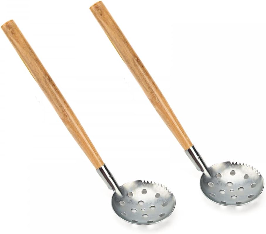 2pcs Metal Ice Fishing Skimmer Scoop Fishing Strainer with