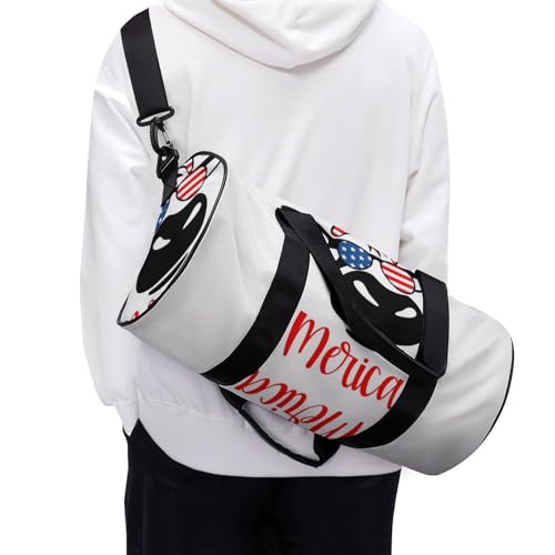 Duffel bag vache drapeau au design original de 45cm pour le sport - 6