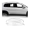 Fensterleisten Zierleisten für VW Tiguan mk2 2016-2024 Edelstahl Chrom 10tlg