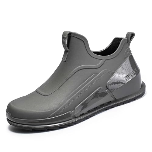 Men's Rain Shoes Non Slip Outdoor Comfortable Lightweight Casual Sneakers for Walking Travel Hiking
