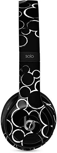 Skinit Decal Audio Skin Compatible with Beats Solo 2 Wired - Officially Licensed Disney Mickey Mouse Logo Pattern Design