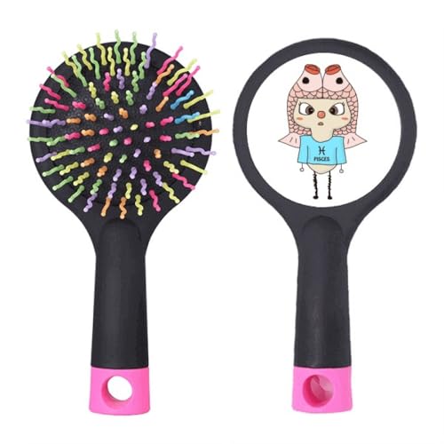 Brosse à cheveux démêlante Poissons Jupiter UU pour éliminer les nœuds sans douleur