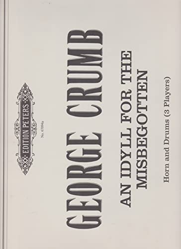 Photo de George Crumb, An idyll for the Misbegotten, Horn and Drums (3 Players)