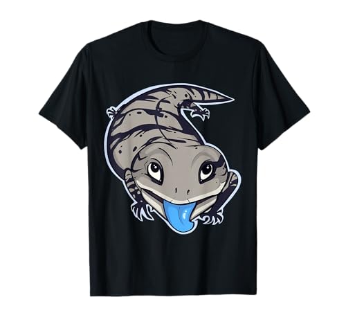 Blue Tongue Skink Cute Artsy Tee T-Shirt