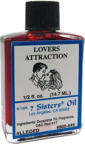 INDIO 7 Sisters Of New Orleans Perfumed Anointing Oil - LOVERS/ATTRACT 1/2oz image 3