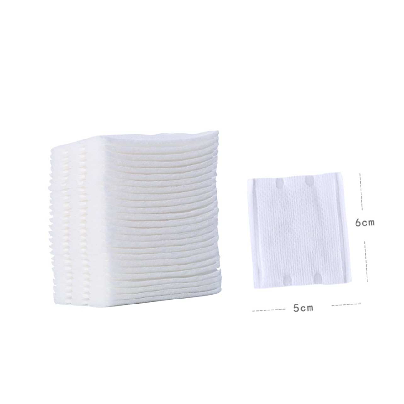 IWOWHERO 220pcs Reusable Facial Cleansing Pads Double-Sided Cotton Rounds for Makeup Removal Skin-Friendly Portable Storage Bag