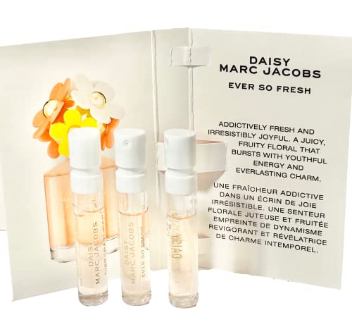 Marc Jacobs Daisy Ever So Fresh Sample Women Perfume Spray 1.2 ml / 0.04 oz - set of 3