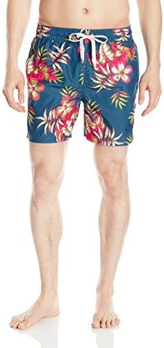 Kanu Surf Men's Monaco Swim Trunks (Regular & Extended Sizes) 5X Grenada Denim Blue