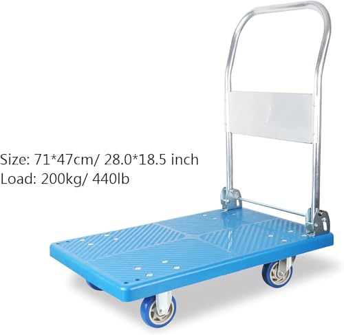 Carretilla de mano con panel plástico y ruedas giratorias miniatura 2
