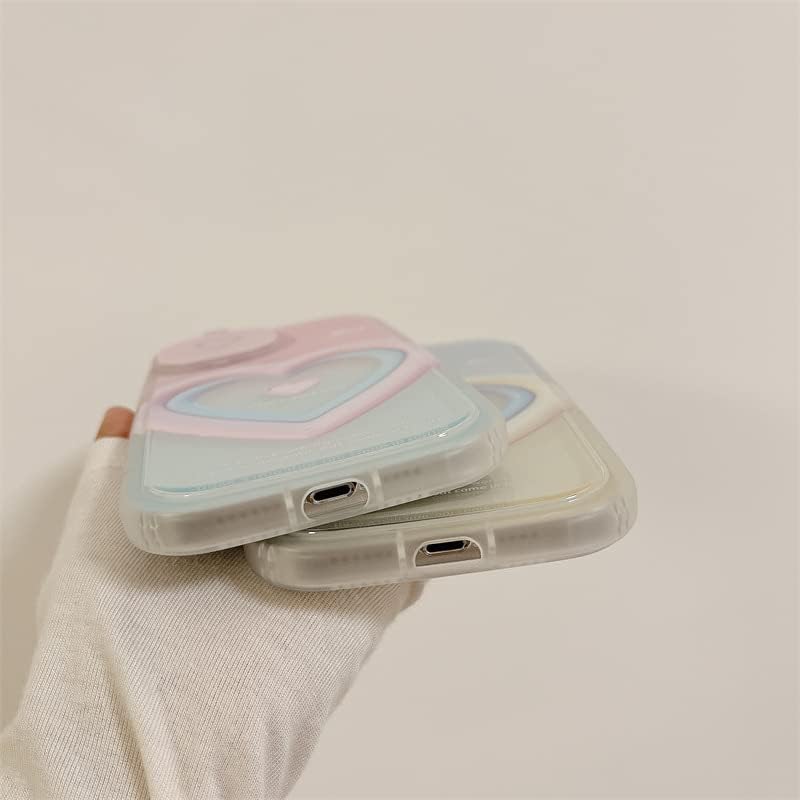 Miniatura 5 de Funda estética para teléfono con espejo, funda Y2K Anime para mujer, compatible con iPhone 14 Pro Max (rosa, iPhone13pro)