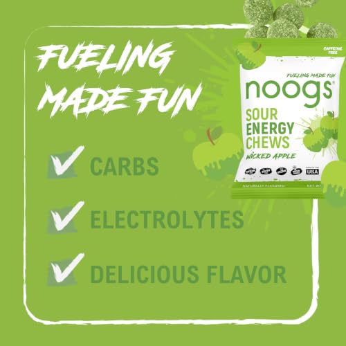 Noogs Wicked Apple Sour Energy Chews